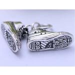 Men and Women Sterling Silver Pendant Necklace with Silver Shoes Pendant