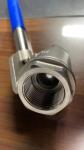 TQ Channel Straight Through Type Ball Valve Full Bore Direct Mount Spring Return