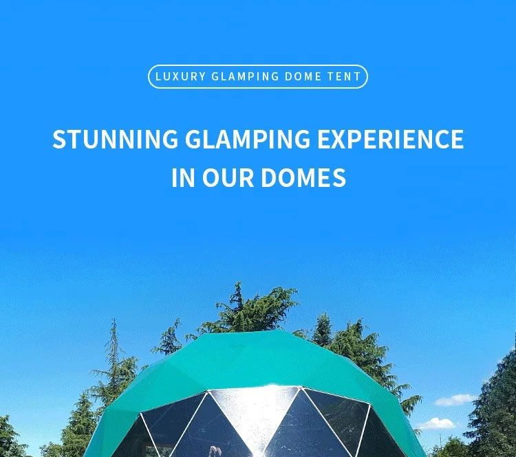 Waterproof Inflatable Dome Tent House Customized 6m Geodesic Dome Tent
