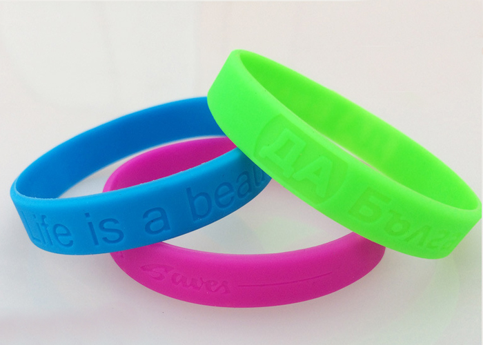 Hand Strap Luminous Silicone bracelet Laser Engr wrist Rubber Monochrome Printing strap custom OEM logo color size wrist