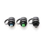 Waterproof 100N Fiber Optic Adaptor IP67 FTTX Sm For Splice Enclosure