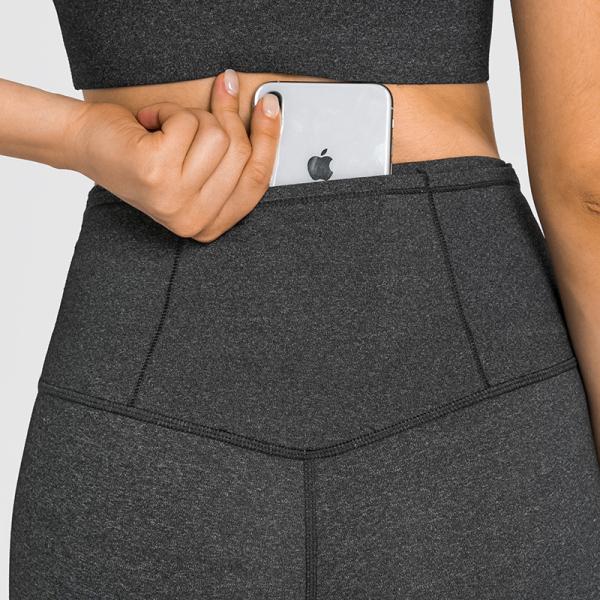 Buy cheap 220gsm 80% Nylon Women Fitness Yoga Pants Shaping Multi Pocket Sports Leisure Capris from wholesalers