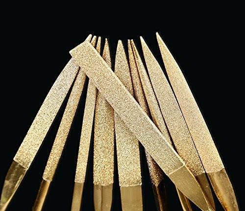 Buy cheap 3 * 140 mm Titanium Coated Diamond Micro Files Excellent Surface Finish For Soft Metal Wood from wholesalers