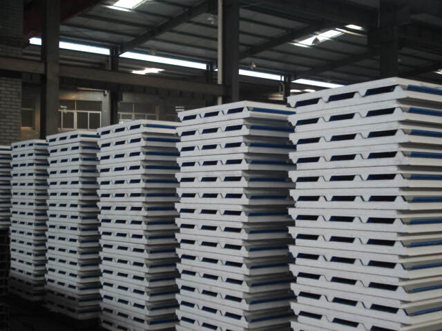 1250mm Width EPS Sandwich Panel Production Line 28Kw for Warehouse