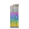Buy cheap Triangular Kolinsky Nail Brushes Aluminum Handle Nail Art Tool from wholesalers