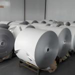 Buy cheap 68GSM 69GSM Metallized Paper Silver Roll Paper For Label Printing from wholesalers