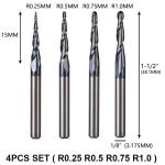 D1-20mm Carbide End Mill Varies Cutting Edge Material Tungsten Steel Cutter Bit