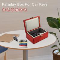 Buy cheap Large Safe Faraday Key Box For Car Keys Fob Phones Cards Anti Spying product