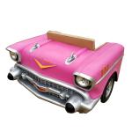 Automotive Themed Furniture Union Jack Ambassador Car Couch With Wheels