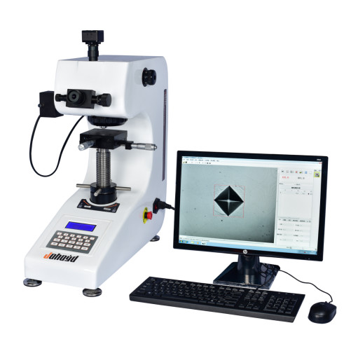 Computer Desktop Micro Vickers Hardness Tester 500gf Manual Turret