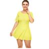 Buy cheap Customized Plus Size Workout Outfit Knited Sexy Back Sport Running Dress from wholesalers