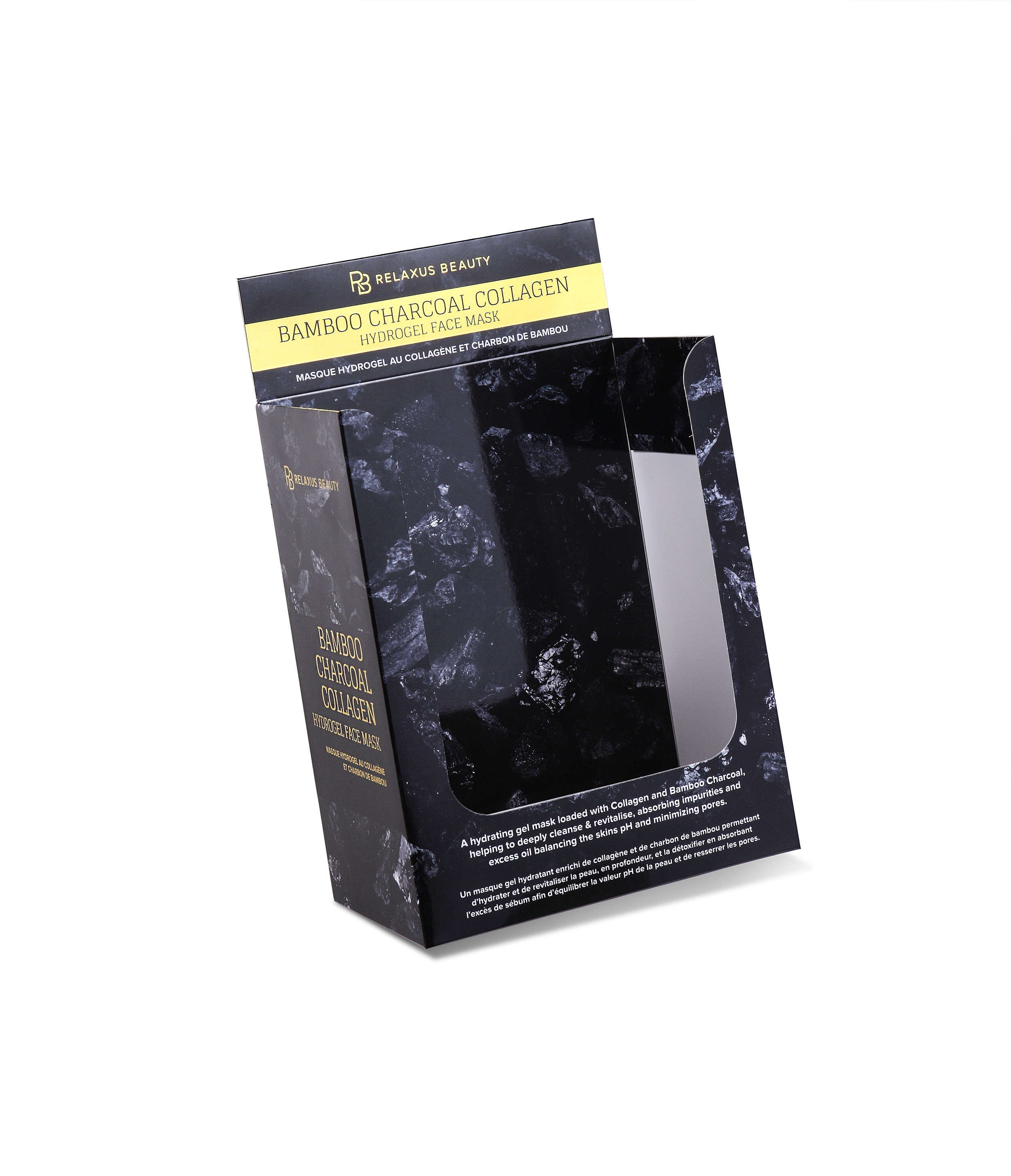 Gold Foiled 400gsm Paper Display Carton Boxes CMYK Offset Printing
