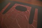 Oil Proof Disposable Poly Aprons Without Sleeves Embossed / Smooth Surface