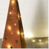 Buy cheap 500mm Christmas Metal Garden Ornaments Corten Garden Ornaments With LED from wholesalers