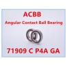 Buy cheap 18000RPM-20000RPM Angular Contact Thrust Ball Bearing 71909 C P4A GA from wholesalers
