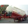 Buy cheap Three Alxe Bulk Cement Tanker Trailer , Long Life Cement Carrier Truck from wholesalers