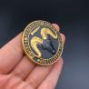 Buy cheap 42mm 45mm 50mm Plated Color Challenge Coins Double Sided 3D Gold Custom Souvenir Coins from wholesalers