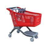 Buy cheap Large Size Sturdy Plastic Supermarket Trolley Shopping Cart Q235 Steel from wholesalers