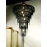 Buy cheap Handmade waterfall led chandelier aluminum chain tassel Black ceiling lamp fixtures(WH-CC-32) from wholesalers