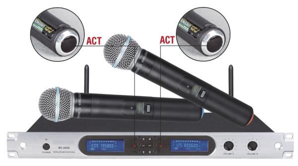 excellent quality 8009 wireless microphone system 200 channels selectable rack