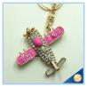 Buy cheap 3D Airpalne Shape Rhinestone Cute Metal Key Chain For Girls Gift Four Color For Sale from wholesalers