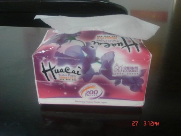 Buy cheap Eco Friendly 3 Ply Tissues , Plastics Bag Soft Pack Facial Tissue Paper from wholesalers