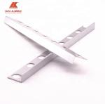 Matte Silver 27cm Square Tile Decorative Aluminum Trim Anodized