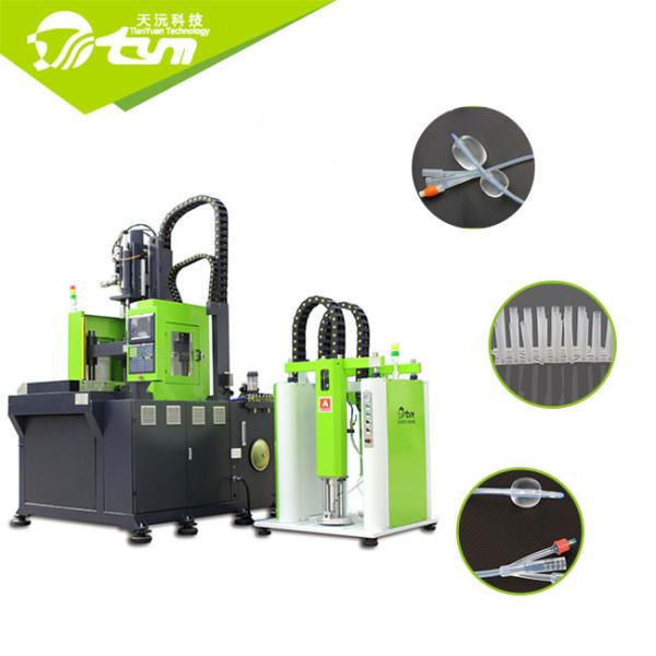 Silicone Rubber Catheter Manufacturing Equipment Vertical Type High Injection