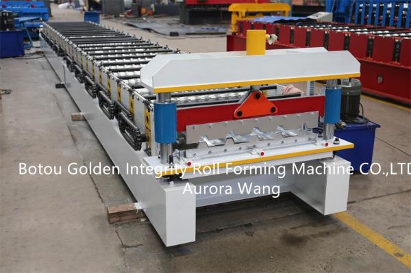 Buy cheap Automatic Color Steel Roll Forming Machine cost IBR 686 Profile Roofing Tile Making Machinery Price from wholesalers