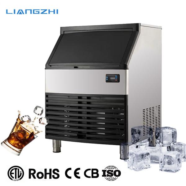 Buy cheap 60KG Ice Storage Capacity Production Line Cube Ice Maker Machine for Building Material Shops from wholesalers