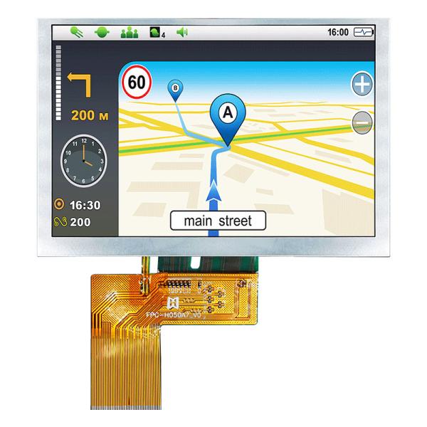 Buy cheap 5.0 Inch 800x480 Display IPS Sunlight Readable Monitors TFT LCD Display Manufacturer from wholesalers