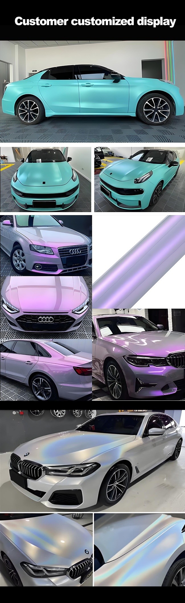 Glossy TPU Color Change Paint Protection Film With Scratch Resistance