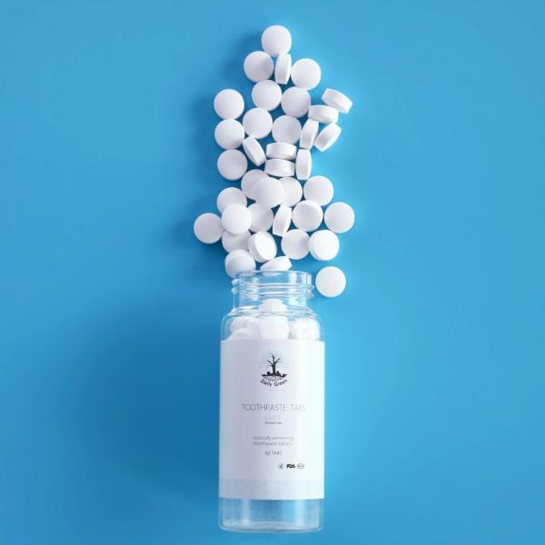 Buy cheap Vegan Whitening Toothpaste Tablets ECO Plastic Free ROHS Certificate from wholesalers