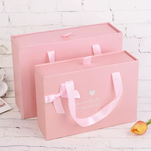 Christmas Wedding Birthday Drawer Gift Box Luxury With Ribbon Cardboard Packing