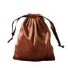 Buy cheap Factory price small reusable velvet drawstring bag jewelry suede pocket gift pouch leopard bag with customize logo and size from wholesalers