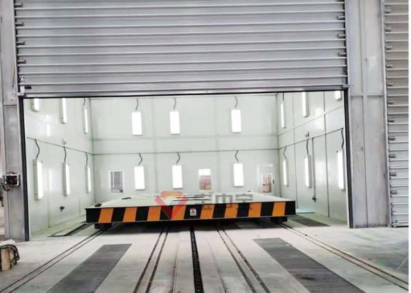 Buy cheap Military Spray Booth With Base Transport Rail Heavy Machine Painting Booth Line from wholesalers
