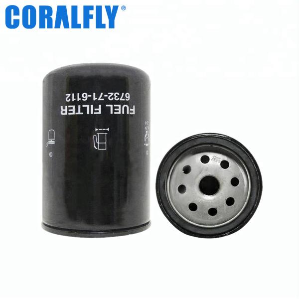 Buy cheap 6732 71 6111 16 Micron Cellulose Fuel Filter Komatsu from wholesalers