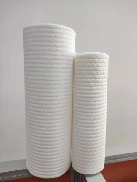 Buy cheap Kitchen 20% PP 80% Woodpulp Disposable Dry Wipes With Little Pearl from wholesalers