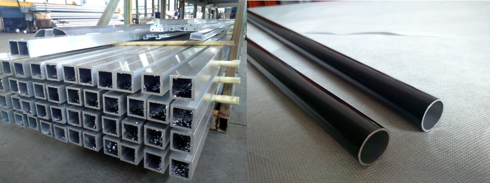 7005 T5 Aluminum Alloy Round Tube for Tent with Drilling Holes and Punching