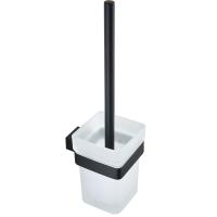Buy cheap Toilet Brush 83207 -Square Black &Stainless steel 304&glass & Bathroom product
