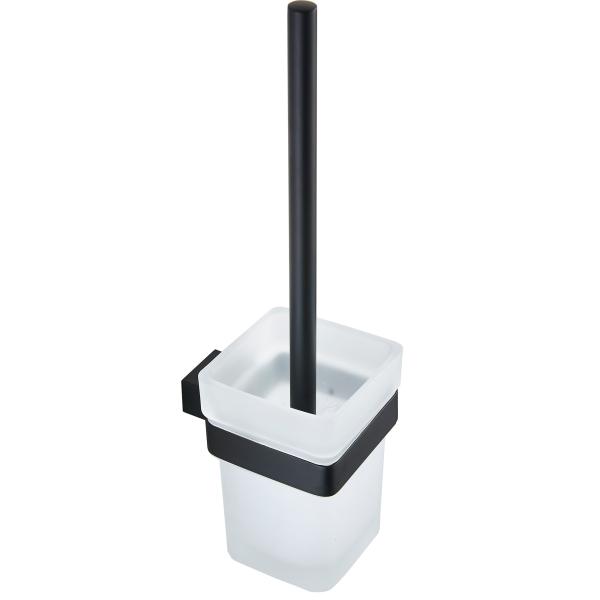 Toilet Brush 83207 -Square Black &Stainless steel 304&glass & Bathroom