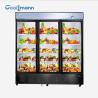 Buy cheap Three Layer Glass Door Freezer Hollow Tempered Coated Heating Front Freezer 1305L from wholesalers