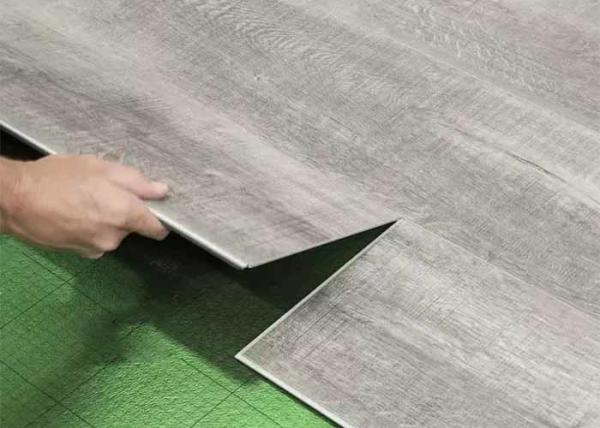 Buy cheap ISO14001 Indoor Vinyl SPC Click Lock Flooring 4mm With Ixpe Anti Slip from wholesalers