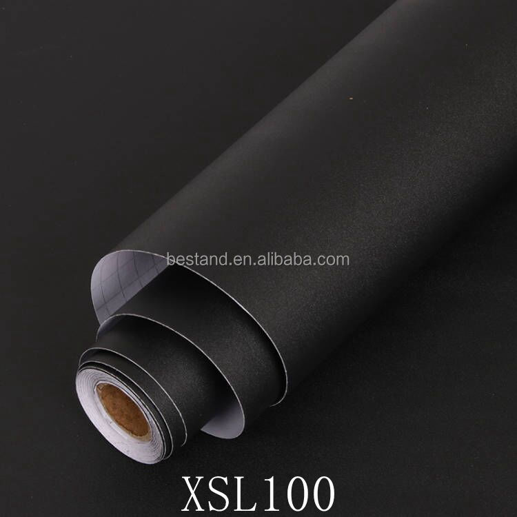 Waterproof Plain Color Black Wallpaper Luxury Design Style for Home Decoration in Bedroom Living Room and TV
