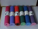 purple colour TPE yoga mat, anti-slip waterproof yoga mat