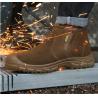 Buy cheap Wool And Thickened Warm And Cold Steel Coated Head Anti-Smash And Anti-Puncture Cowhide Solid Bottom Light Cotton Shoes from wholesalers