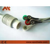 Buy cheap 5 Lead Snap Patient Monitor Cables Nihon Kohden 11 Pin Cable ECG product