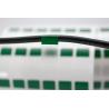 Buy cheap 12*23.5-9.5mm 1.5mil Cable lable Green Matte Translucent Water Resistant Vinyl Cable Label from wholesalers
