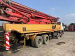 Red Beton Boom Pump Putzmeister 56 Meter Second Hand for Big Construction