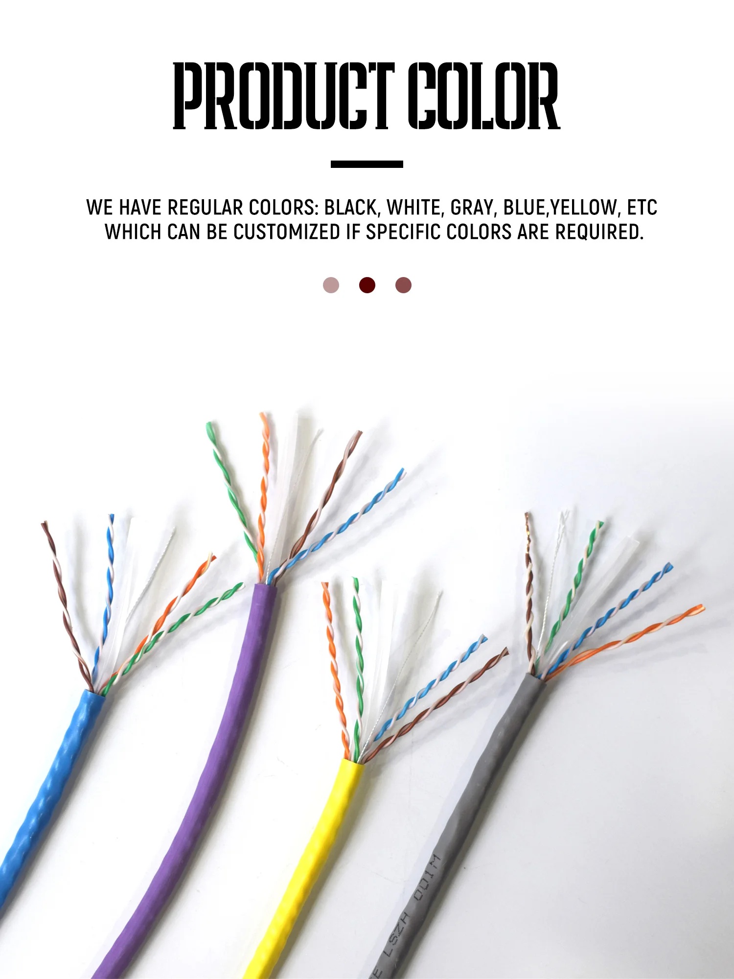 Seamless Network Integration Custom Cat 7a UTP FTP SFP Fiber Optic LAN Network Cable